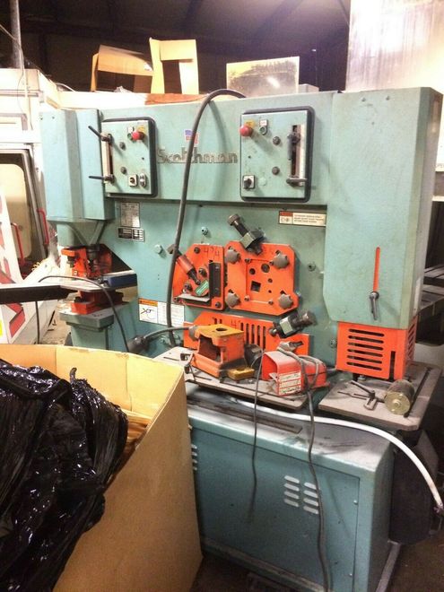 Scotchman DO8514-20M Dual Operated 85 Ton Iron Worker 14" Throat