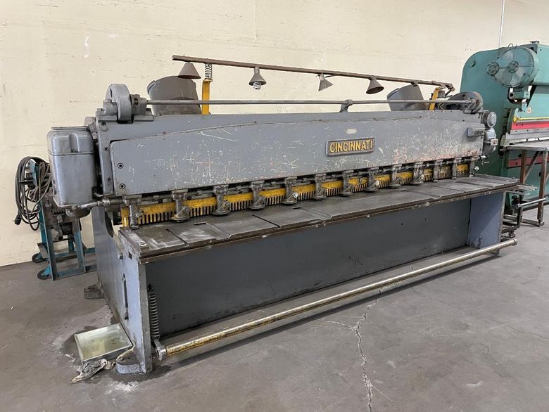 12' x 3/16"" Cincinnati 1412 Mechanical Shear