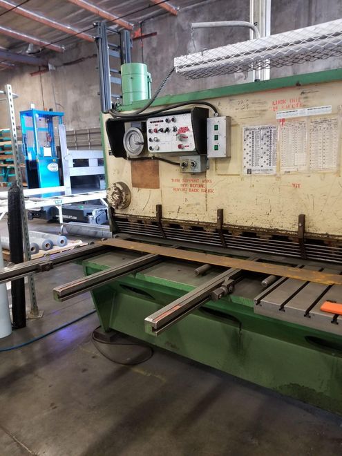 13' x 1/4" LVD Hydraulic Shear