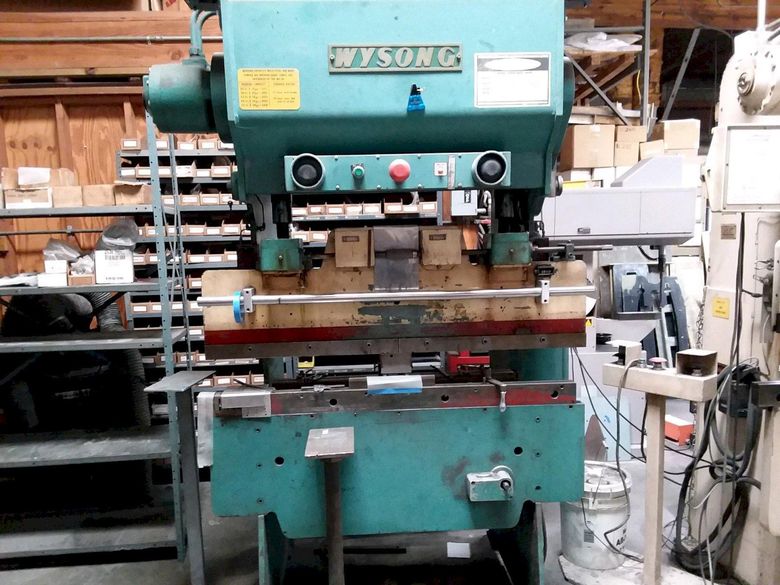20 Ton x 4' Wysong H-2052 Hydra-Mechanical Press Brake