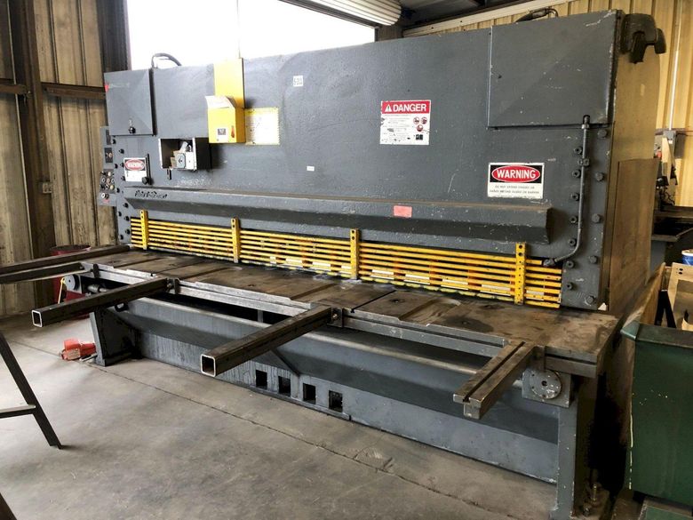 10' x 1/2" Pacific Fabri-Shear FS400-10II Hydraulic Shear Shear