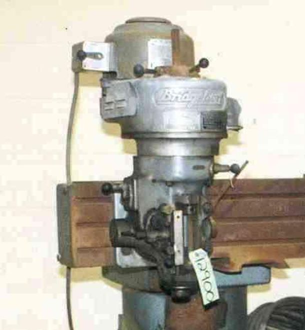 1 HORSEPOWER BRIDGEPORT VERTICAL HEAD:  STOCK #12900