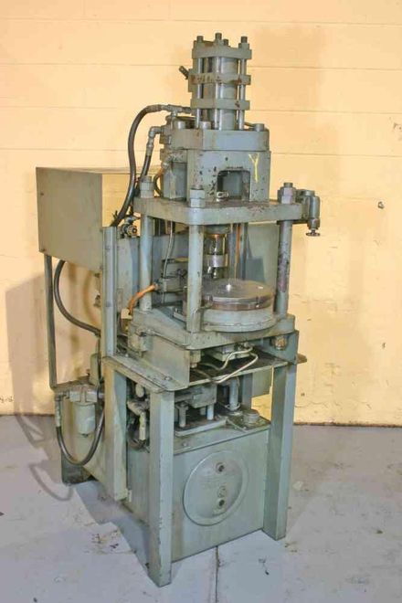 15 TON COLUMBIA HYDRAULIC 4-POST PRESS: STOCK #19100