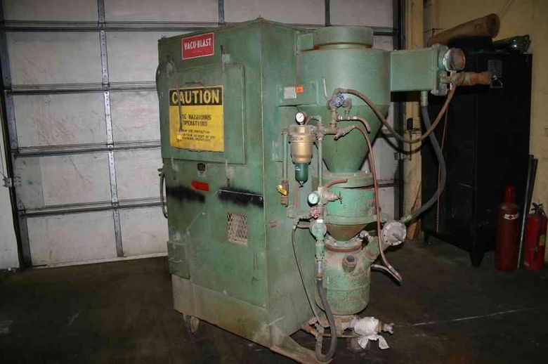 48' x 36' VACU BLAST BLASTING CABINET: STOCK #50990