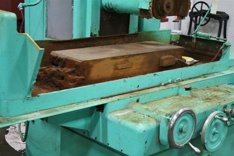 12' X 36' GRAND RAPIDS #550 HORIZONTAL SURFACE GRINDER:  STOCK #54458