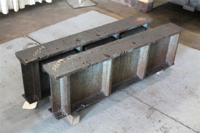 (SET OF TWO) 54-1/2 X 16' STEEL RISER BLOCKS:  STOCK #58544