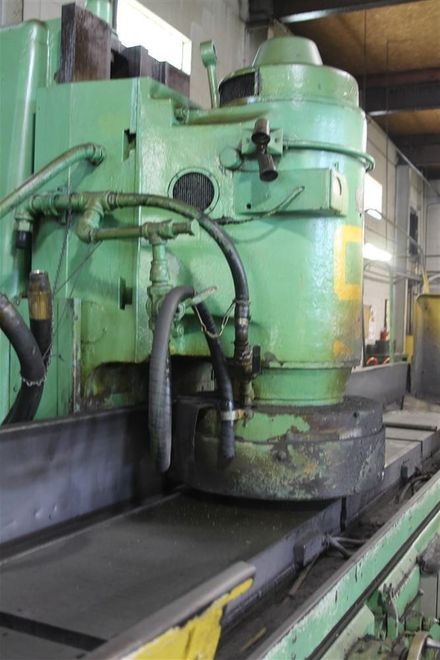 18' X 18' X 192' THOMPSON VERTICAL ROTARY SURFACE GRINDER: STOCK #62165