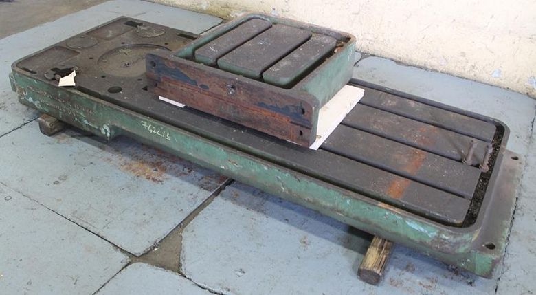 T-SLOTTED BASE FOR 5' X 11' CARLTON RADIAL DRILL: STOCK #62213