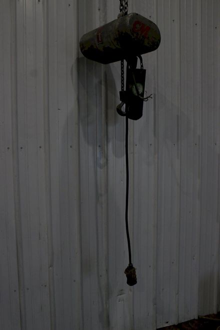 1 TON C & M ELECTRIC HOIST: STOCK #63160
