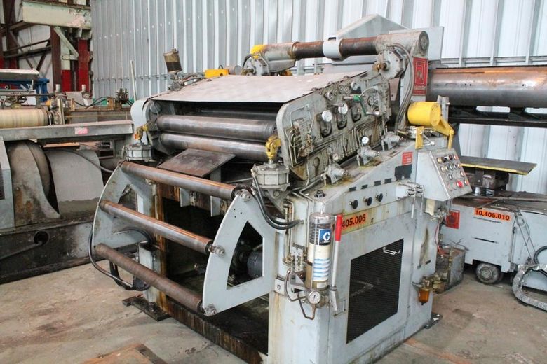 42' X .060' AUTOMATIC FEED STRAIGHTENER & THREADING TABLE: STOCK #64189