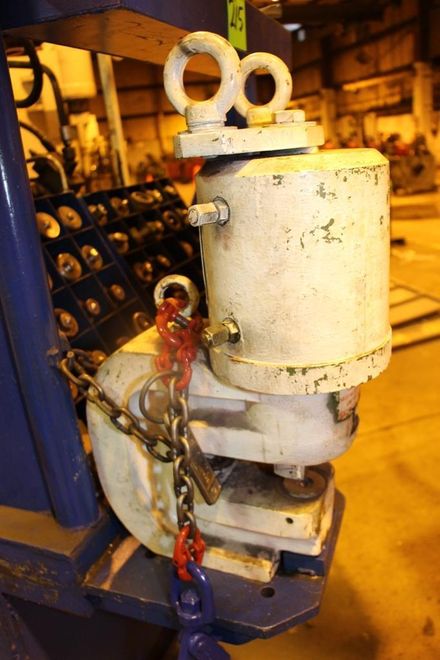 3 FRANKLIN HYDRAULIC PORTABLE PUNCHES WITH HYD UNIT: STOCK #65908