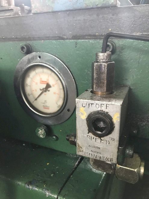 30 TON TISHKEN CUTOFF PRESS: STOCK