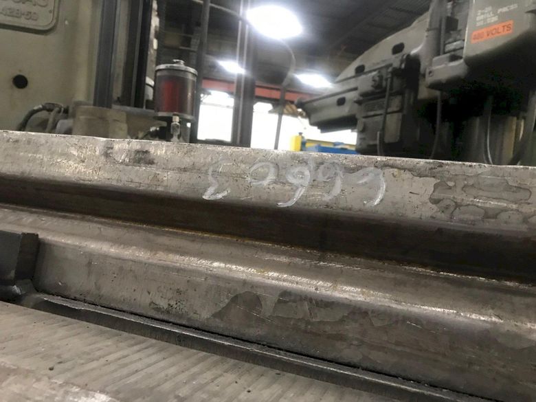 52' 4 WAY PRESS BRAKE DIE WITH DIE HOLDER: STOCK #66603