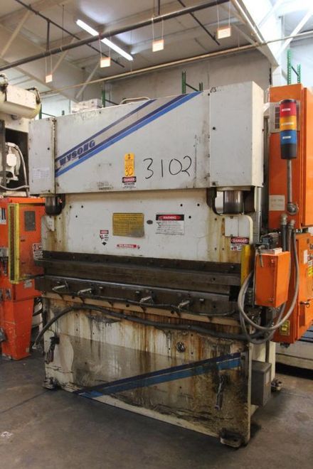 60 TON X 6' WYSONG HYDRAULIC PRESS BRAKE: STOCK #68382
