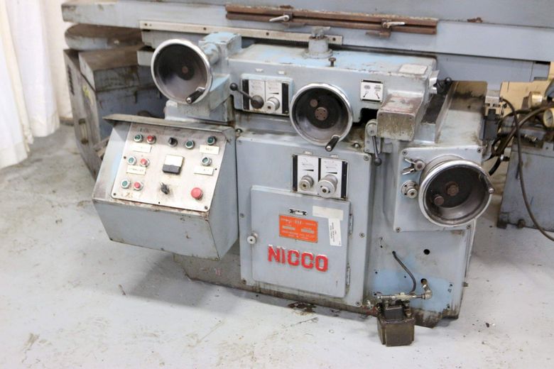 12' X 24' NICCO SURFACE GRINDER: STOCK #70296