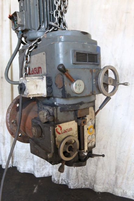 3HP LAGUN VERTICAL RAM TYPE MILLING HEAD: STOCK #70997