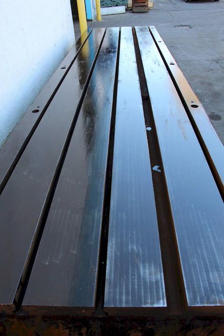 15' X 8' X 15" G & L T SLOTTED FLOOR PLATE: STOCK #71060