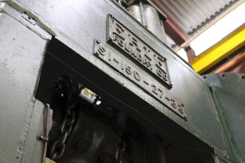 150 TON ERIE MODEL S1-150-27-33 SSSC PRESS: STOCK #71164