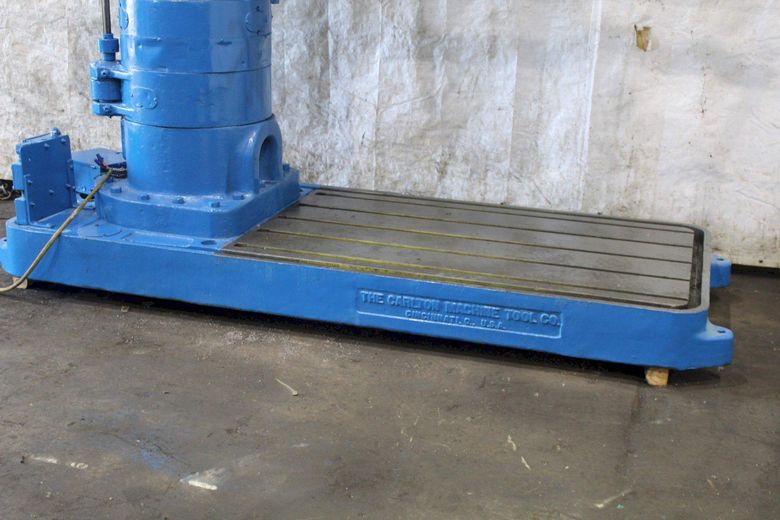 7' X 17" CARLTON RADIAL DRILL: STOCK #71609