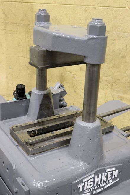 10 TON TISHKEN CUTOFF PRESS: STOCK #71975