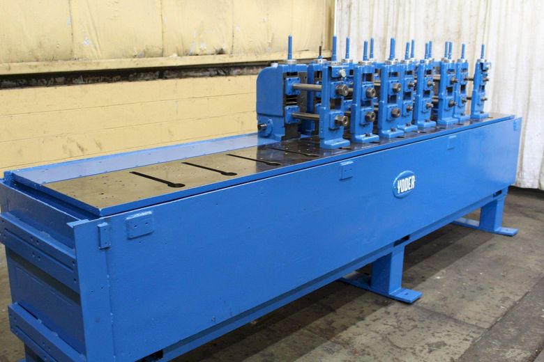 12 STAND BASE WITH (8) M-1/2' YODER ROLLFORMER: STOCK #72176
