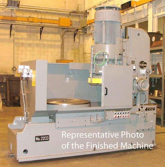Blanchard #22HD-42, 42" Geared Head Vertical Spindle Rotary Surface Grinder, Remanufactured W/ 1