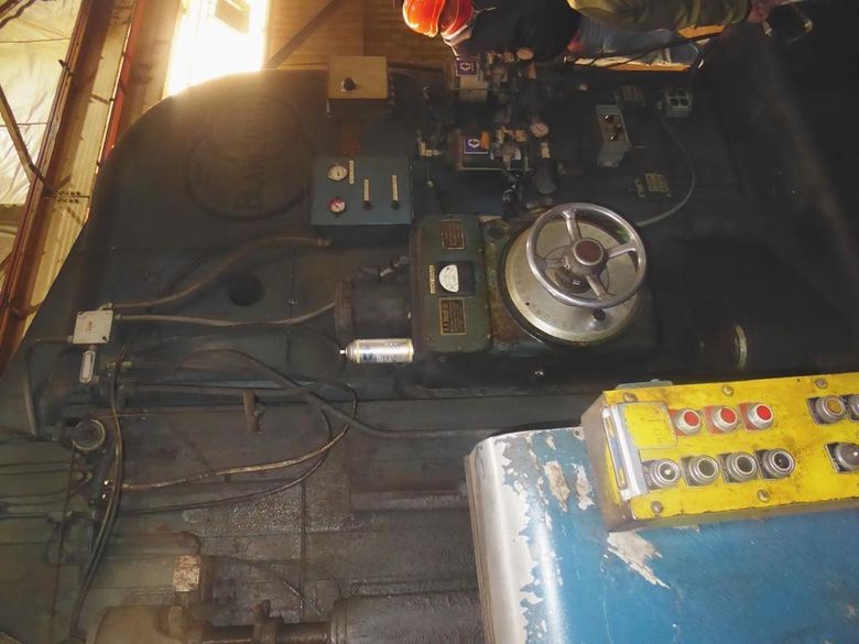 Blanchard #42HD-84, 84" Geared Head Vertical Spindle Rotary Surface Grinder, "Certified", 70'