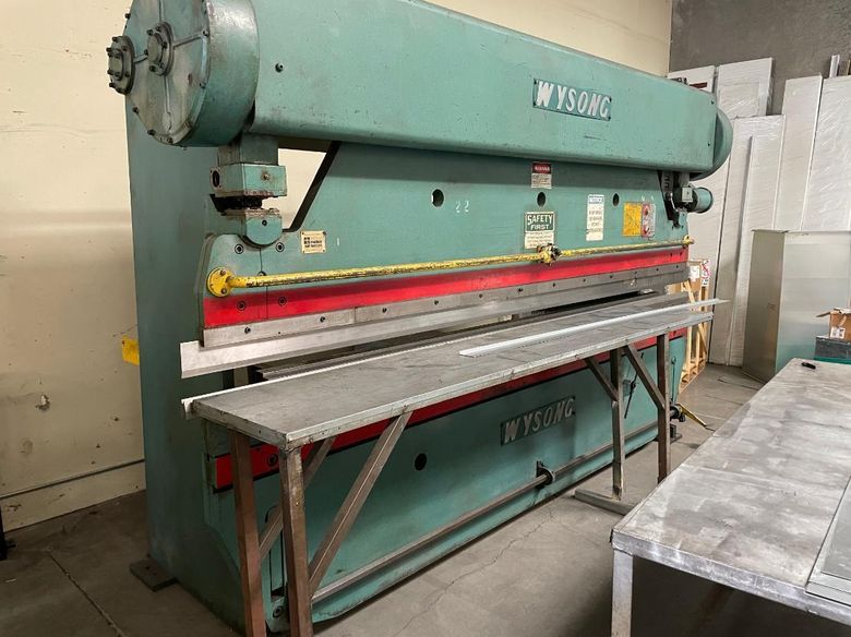 100 Ton x 10' Wysong 100-10 Mechanical Press Brake