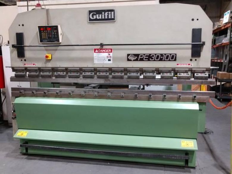 110 Ton x 10' Guifil PE30-100 Hydraulic Press Brake