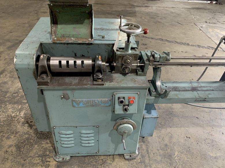 1/8" Shuster 1V18 Wire Straighten & Cut Machine .035" - .125"