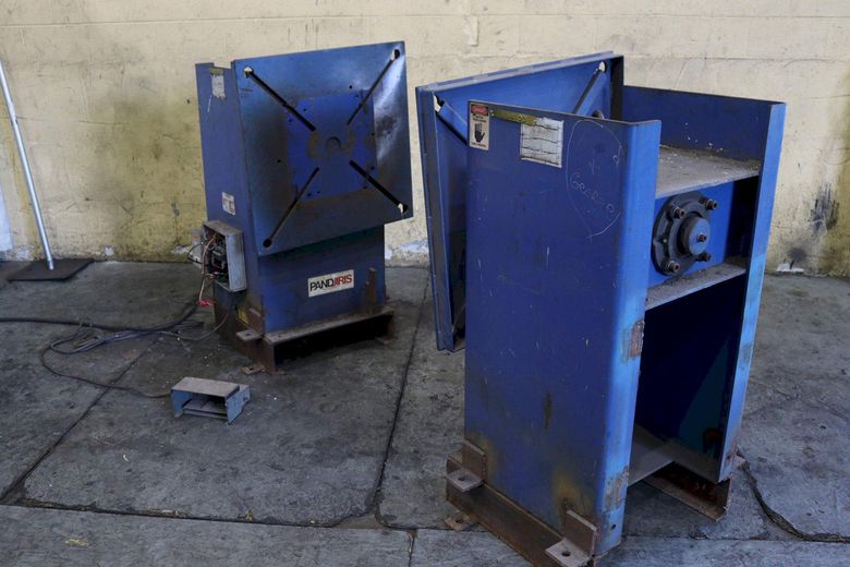 6000 LB PANDJIRIS HEADSTOCK/TAILSTOCK WELDING POSITIONER: STOCK 73294