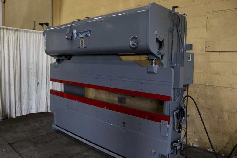 55 TON X 10'NIAGARA  MECHANICAL PRESS BRAKE: STOCK # 73284