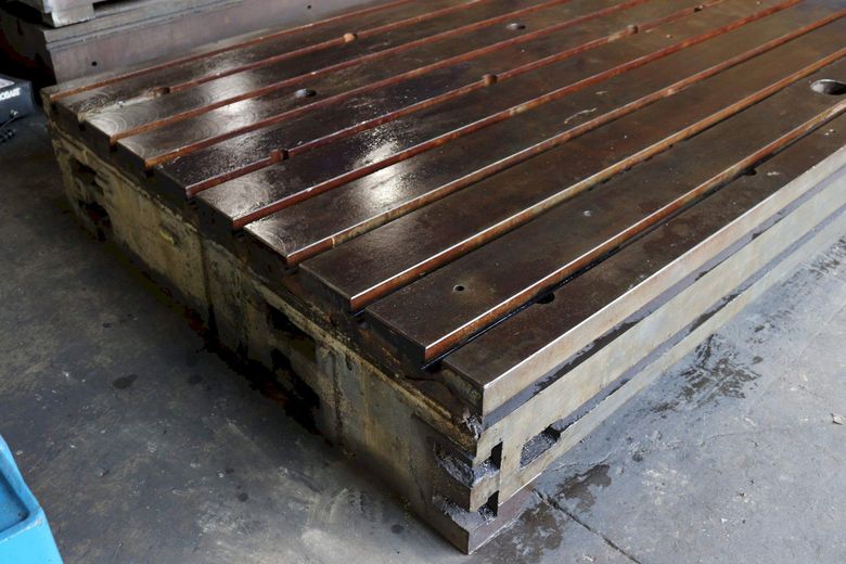 163' X 78-1/2' X 14' CUSTOM T SLOTED FLOOR PLATE STK #73258