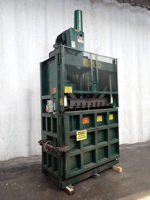 30" X 60" EPCO HYDRAULIC CARDBORAD BALER:  STOCK #73192