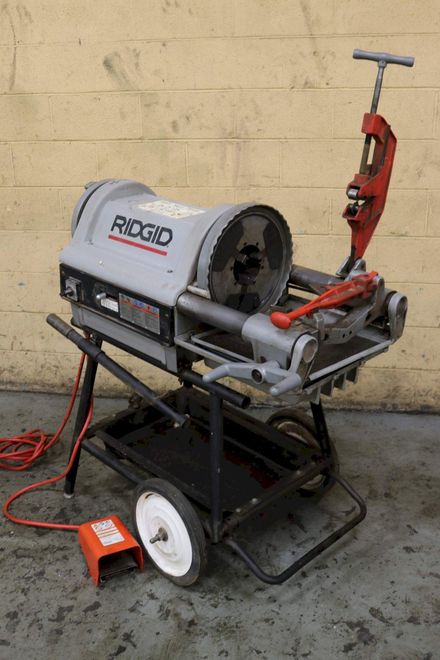 4' RIDGID MODEL #1224 BOLT & PIPE THREADER: STOCK #73199