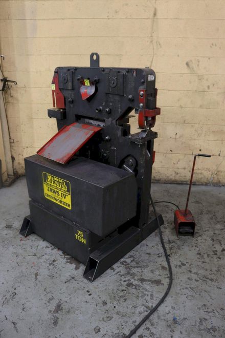 75 TON EDWARDS HYDRAULIC IRONWORKER: STOCK #73176
