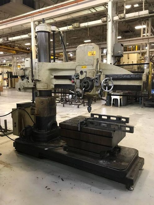 5' X 11' CARLTON RADIAL DRILL: STOCK #73051