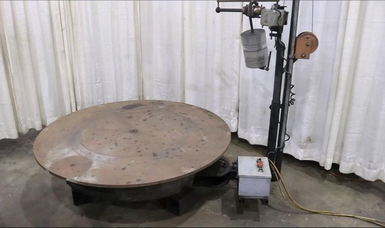 5000 LB METAL STAMPING EQ. PALLET TYPE DECOILER: STOCK #72955