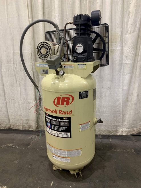 5 HP INGERSOLL RAND AIR COMPRESSOR: STOCK #72746