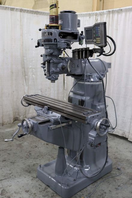 1-1/2 HP MAXMILL VERTICAL RAM TYPE MILL: STOCK #72641