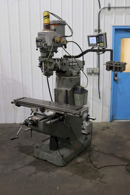 2 HP BRIDGEPORT RAM TYPE VERTICAL MILL: STOCK #72640