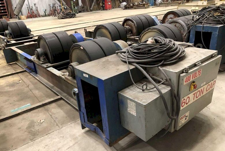 90 TON JOE FULLER TANK TURNING ROLLS: STOCK #72254