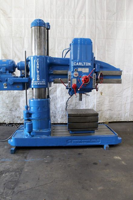 5' X 15" CARLTON RADIAL DRILL: STOCK #72206