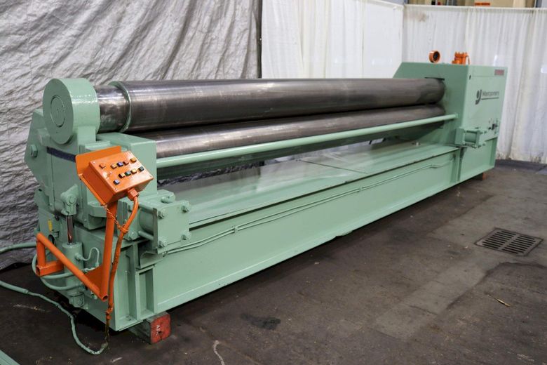 14' X 1/4' MONTGOMERY HYDRAULIC PLATE ROLLS: STOCK #72183