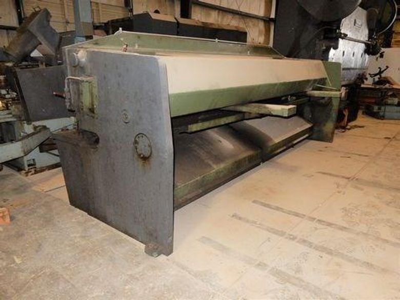12' X 1/4' SUMMIT HYDRAULIC PLATE SHEAR: STOCK #72079