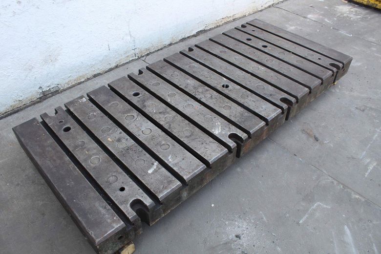 84' X 36' T SLOTTED BOLSTER PLATE: STOCK # 72000 #71962