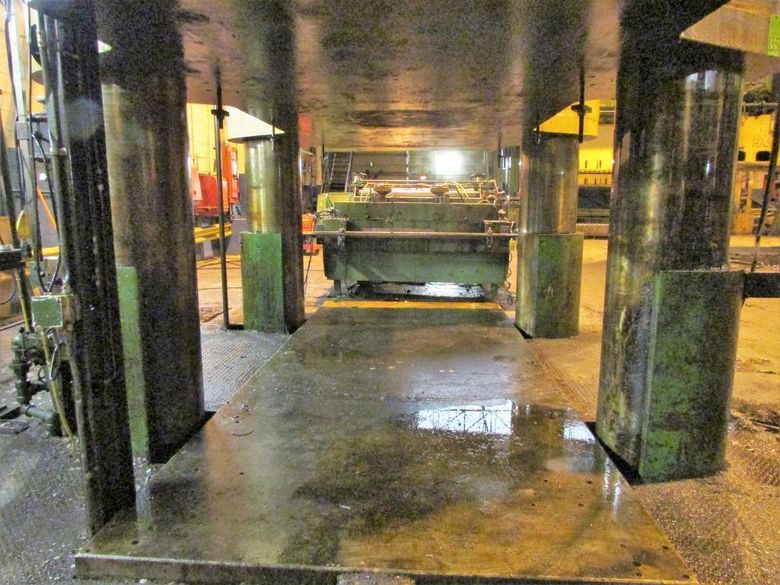 5,000 TON BLISS SINGLE POINT 4-POST HYDRAULIC PRESS: STOCK #71572