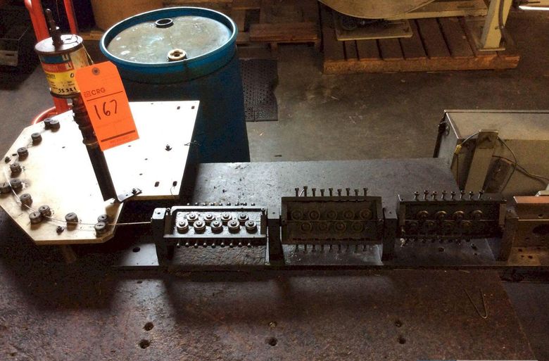NILSON #3F FOURSLIDE WIRE FORMER W/PRESS HEAD ATTACHMENT: STOCK #71586