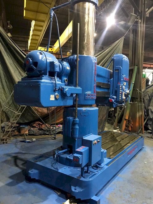 7' X 17' CARLTON RADIAL DRILL: STOCK #71608