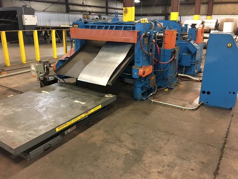 SECREST/PROGRESSIVE 48"-16 GA CUT TO LENGTH LINE SLEAR LINE WITH SLITTER: STOCK # 71599